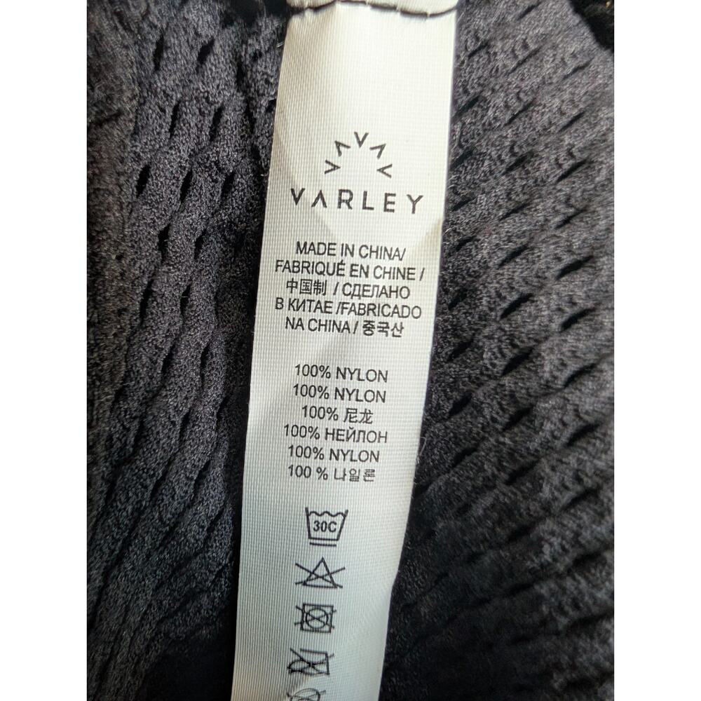 Varley Carley Top Womens 2XS/XS Black Mesh Detail Seamless Knit Lightweight NWT - Picture 5 of 5